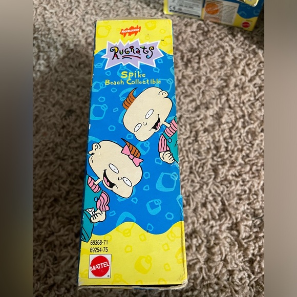 Vintage Mattel Nickelodeon Rugrats Splash Spike Beach Collectible Toy in Box - Picture 4 of 6